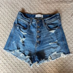 Abercrombie and Fitch Ultra High Rise Mom Short